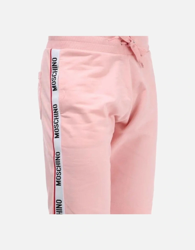 Branded Tape Legs Pink Shorts