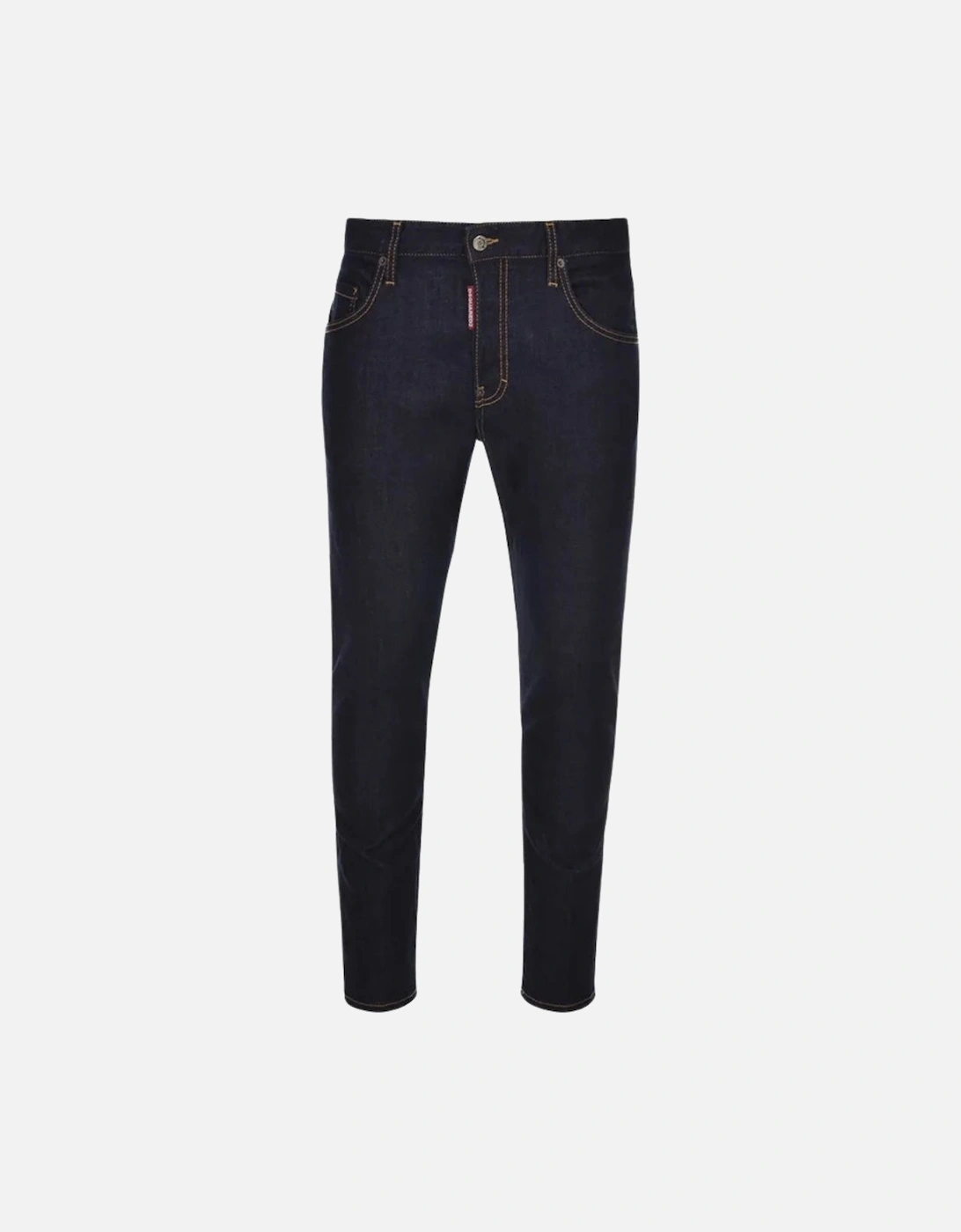 Skater Jean Italian Address Logo Navy Blue Wash Jeans, 5 of 4