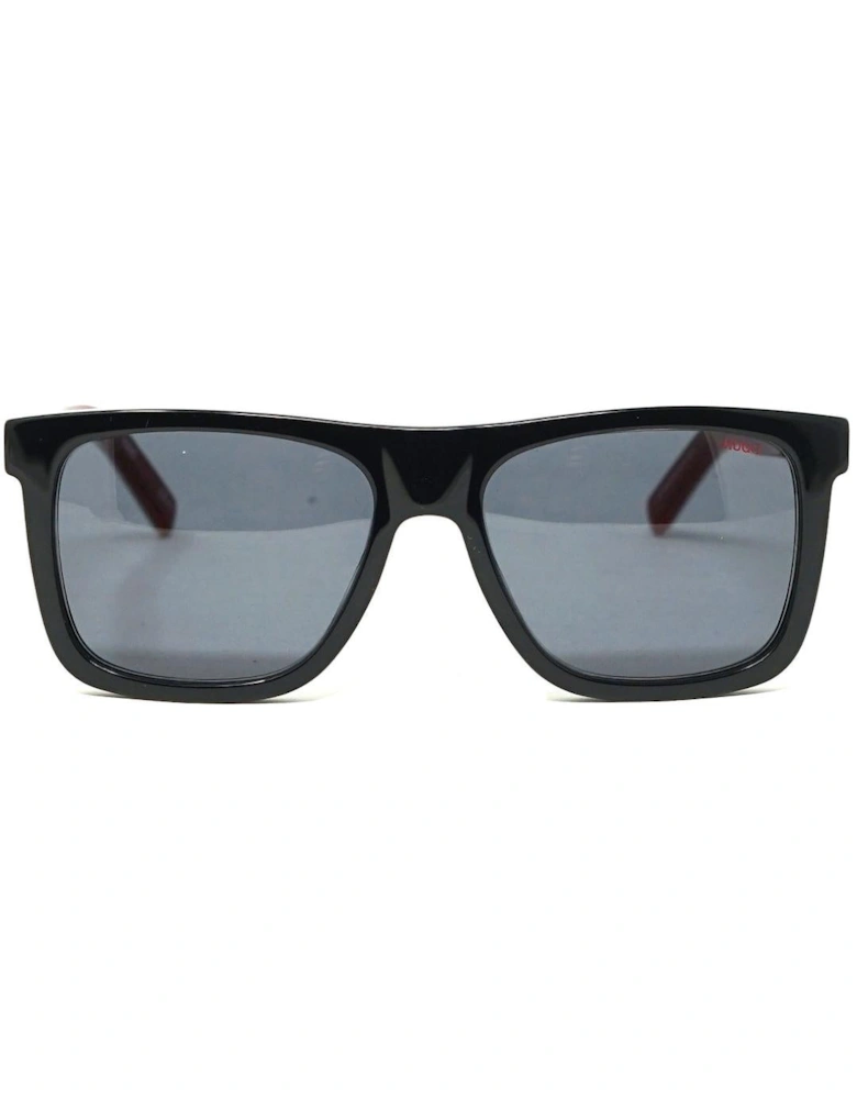 Red Detail Black Sunglasses