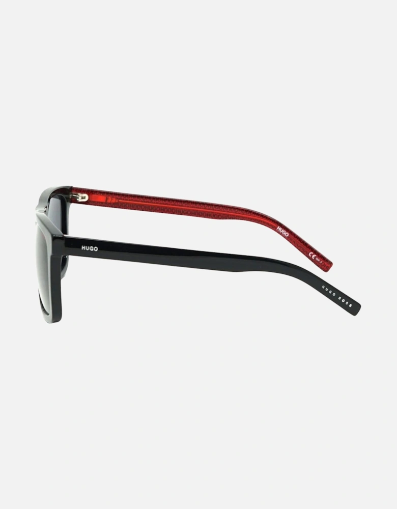 Red Detail Black Sunglasses