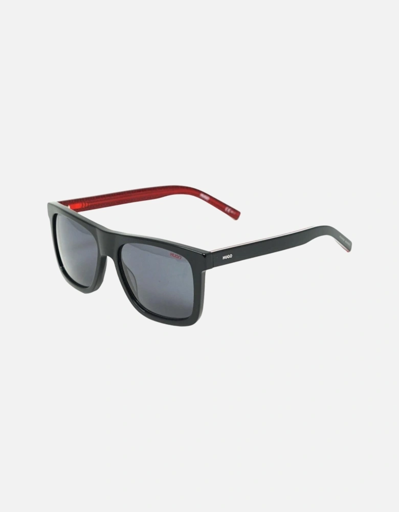 Red Detail Black Sunglasses