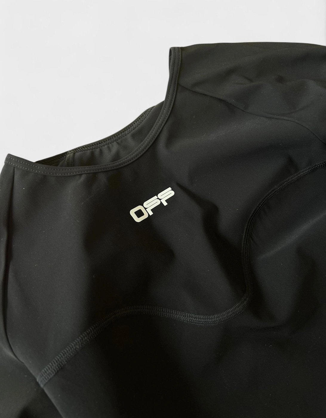 Logo Print Performance Top Black