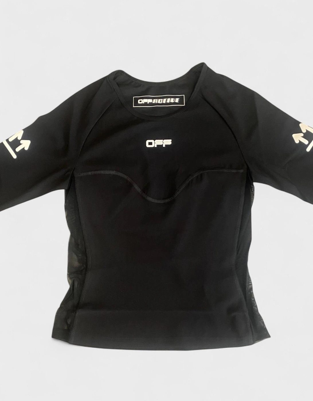Logo Print Performance Top Black