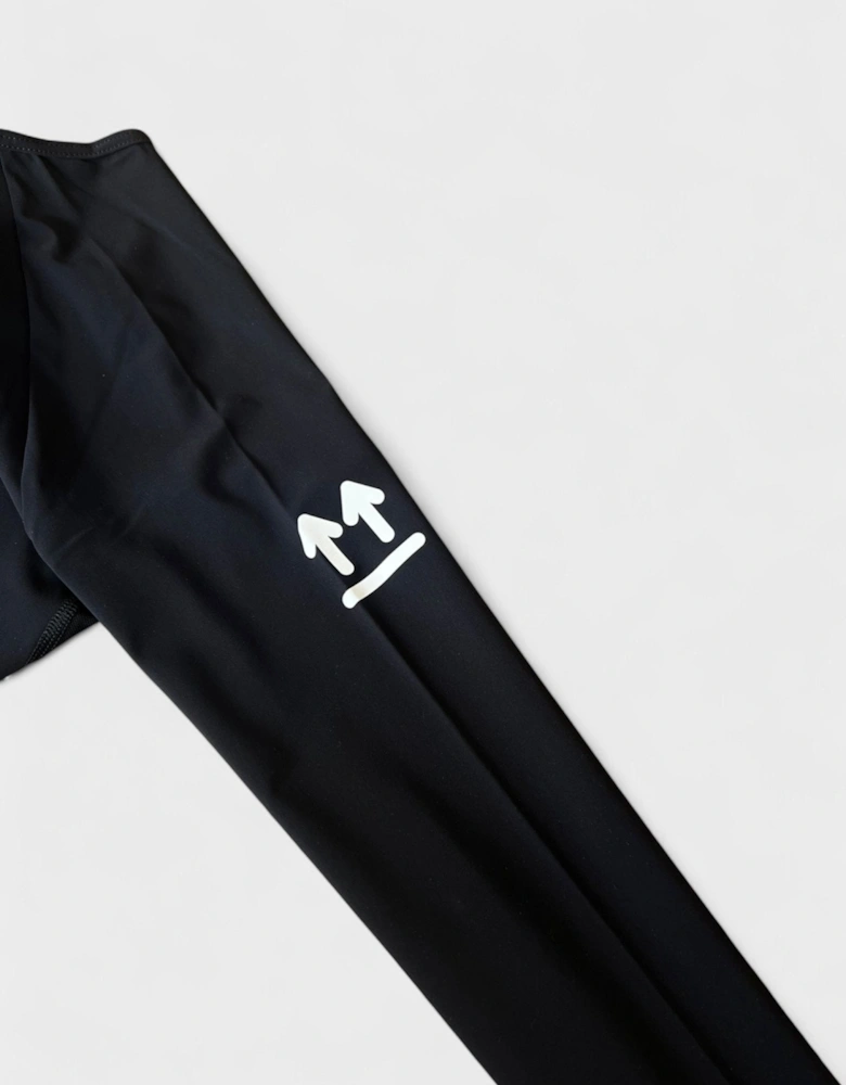 Logo Print Performance Top Black