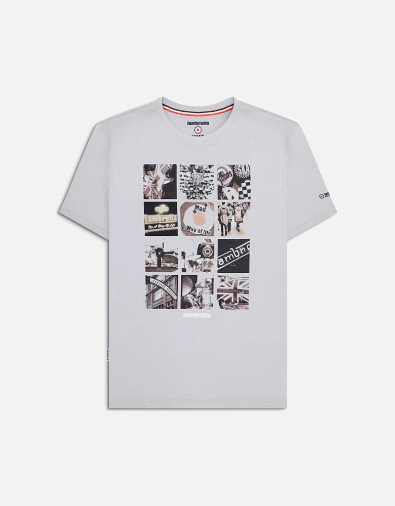 Mens Photo Print Retro T-Shirt