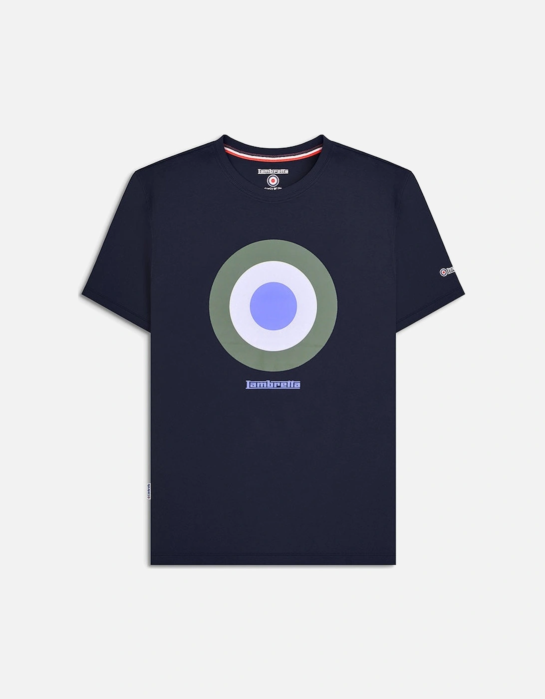 Mens Target Short Sleeve T-Shirt, 2 of 1