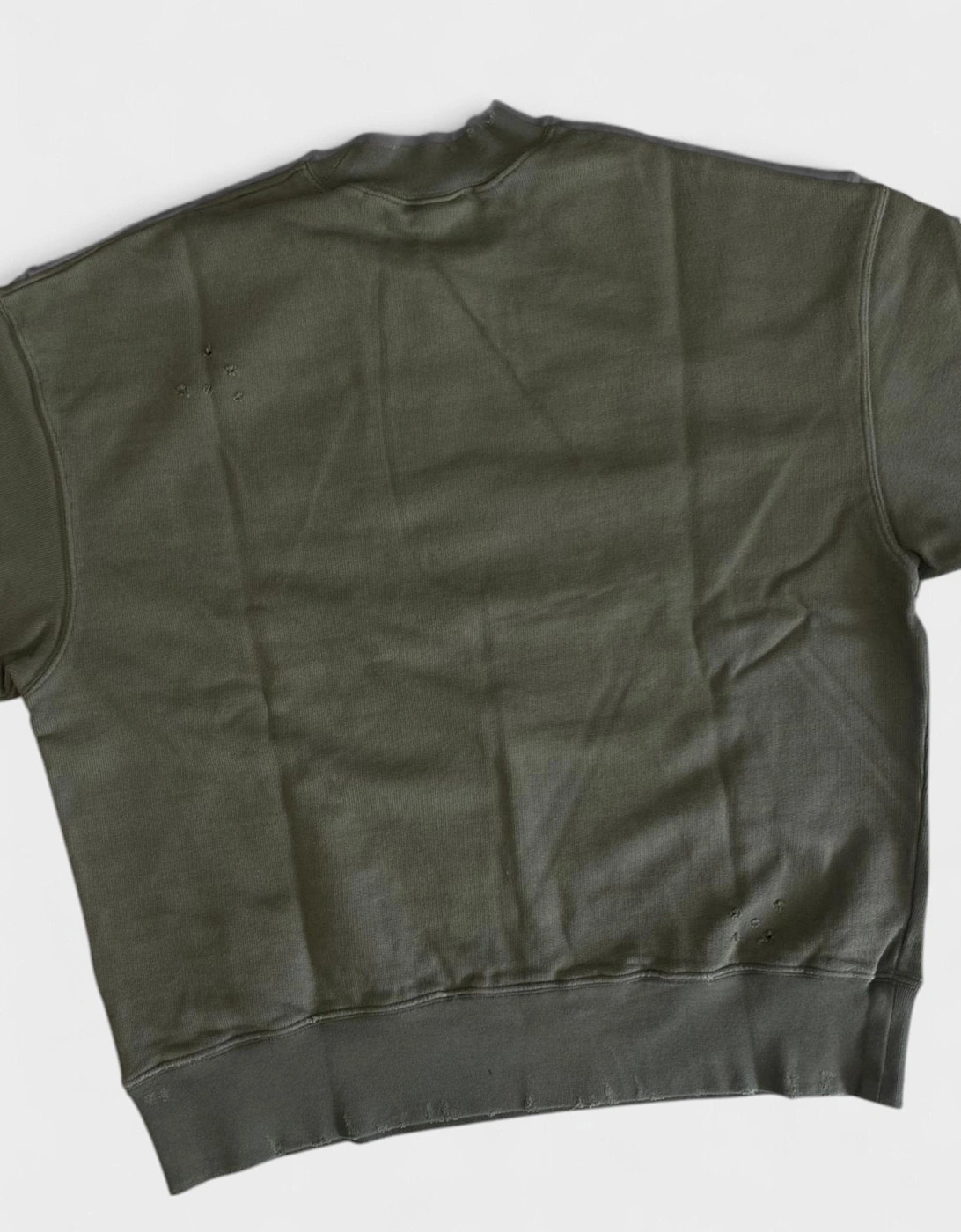 Burning Logo Sweatshirt Military Green