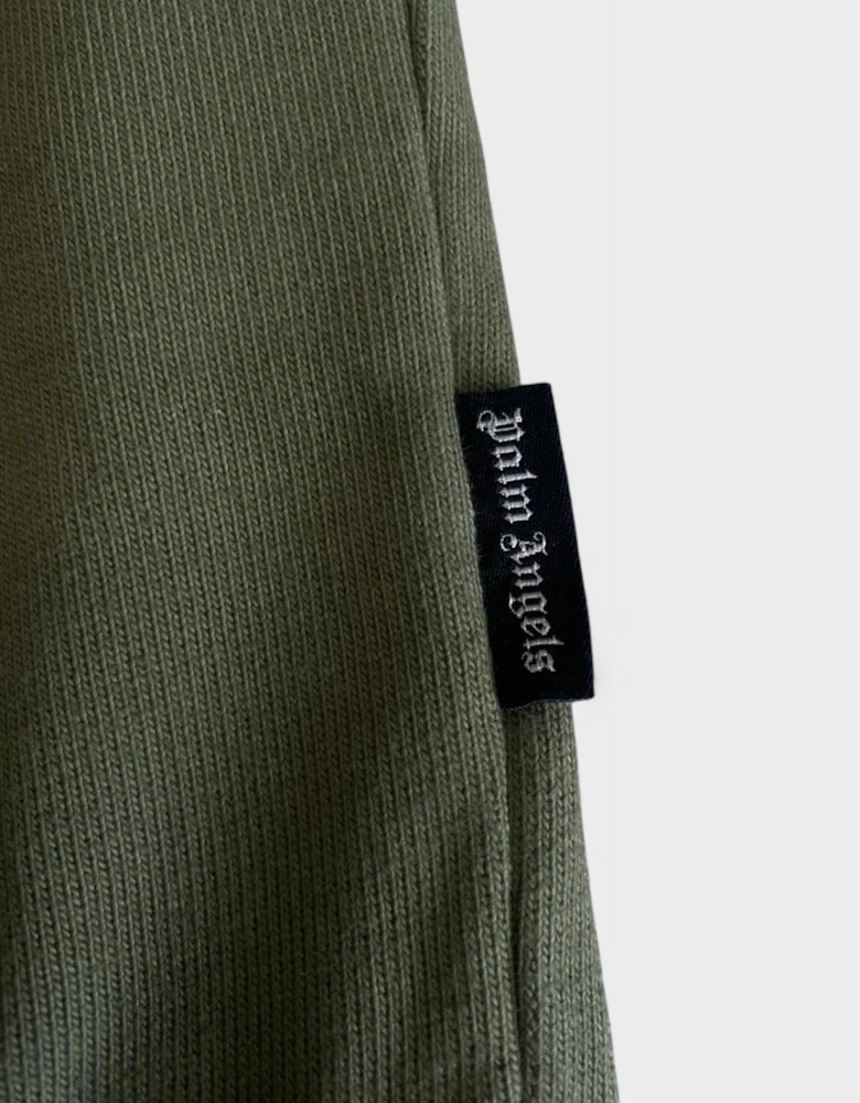 Burning Logo Sweatshirt Military Green