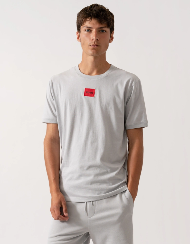 HUGO Diragolino212 Label Logo Mens T-Shirt