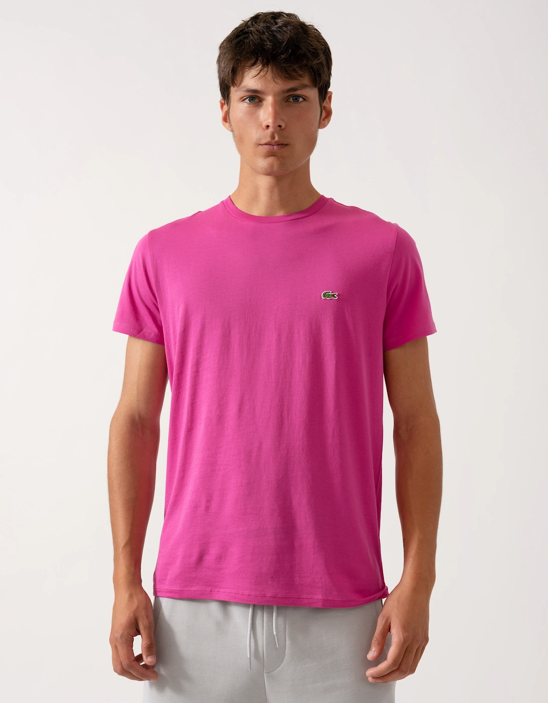 Mens Crew Neck Pima Cotton Jersey T-Shirt, 2 of 1