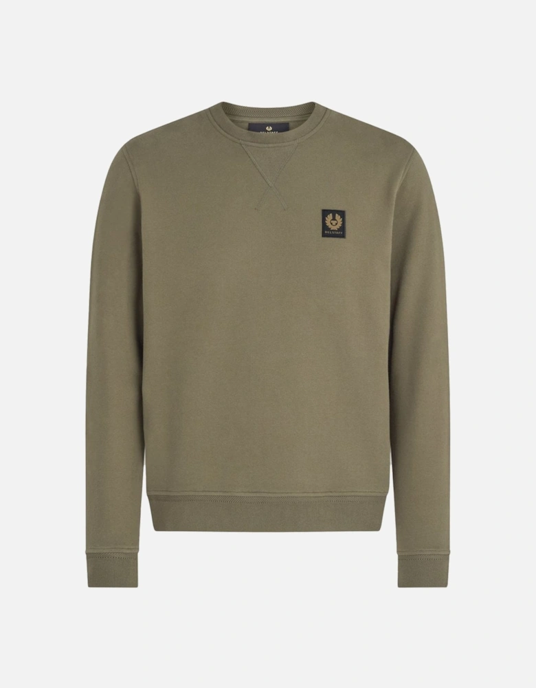 Patch Logo Sweatshirt Green