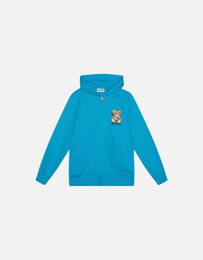 BLUE HOODED TRACKSUIT HMK03M