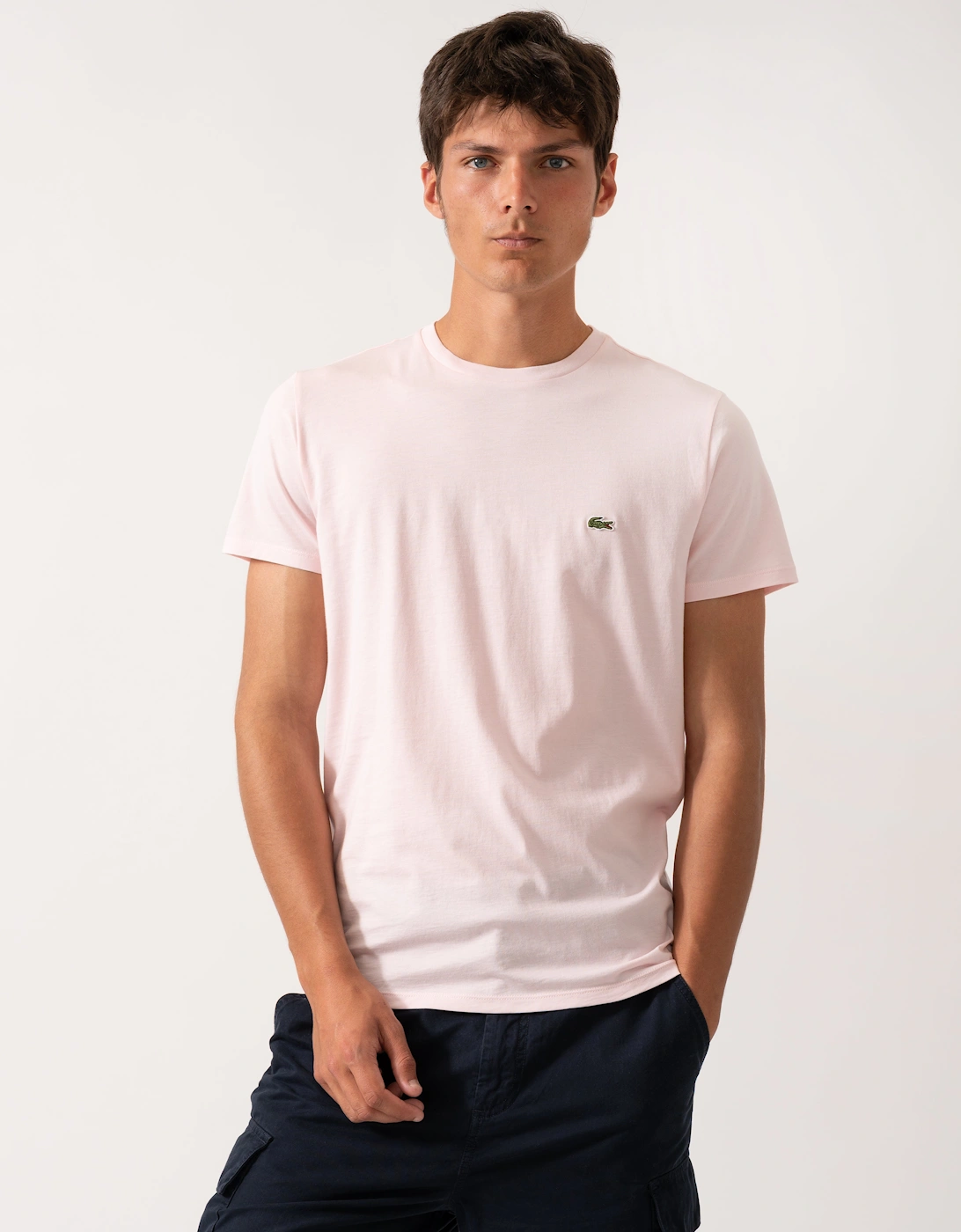 Mens Crew Neck Pima Cotton Jersey T-Shirt, 3 of 2