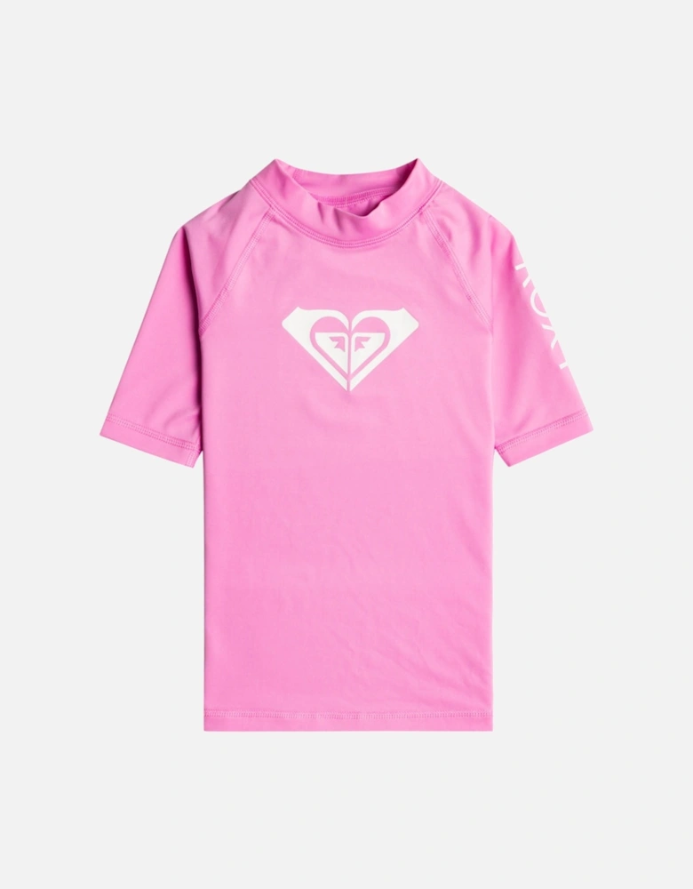 Kids Whole Hearted Short Sleeve UPF 50 Rash Vest