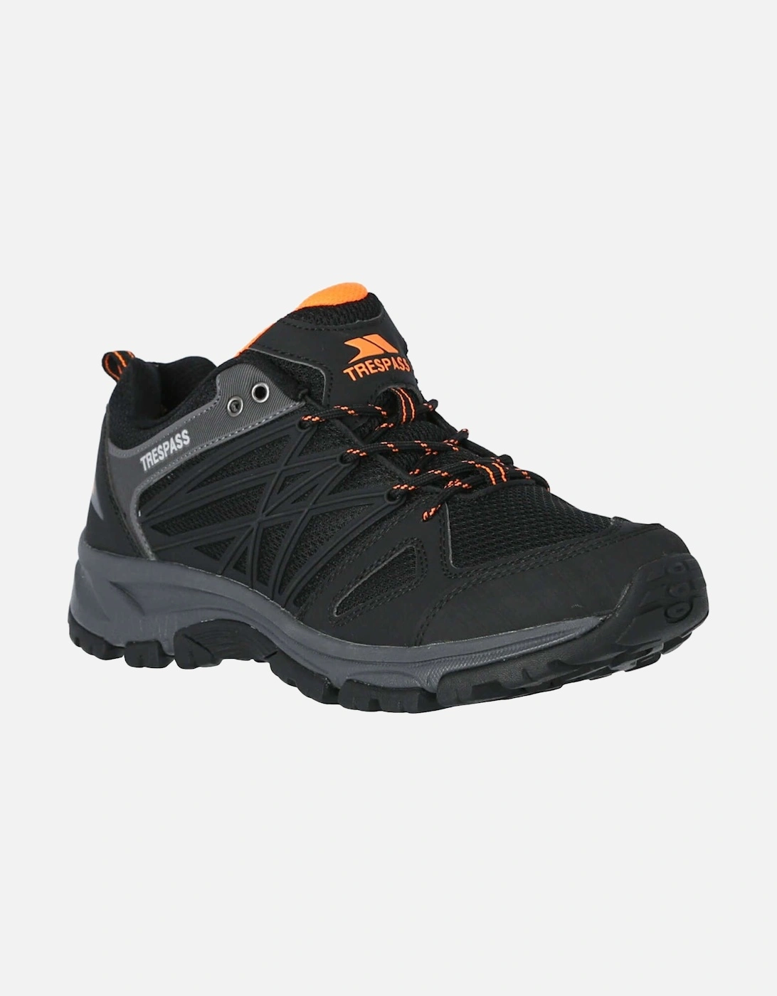 Mens Fisk Low Rise Cushioned Walking Shoes - Black, 2 of 1