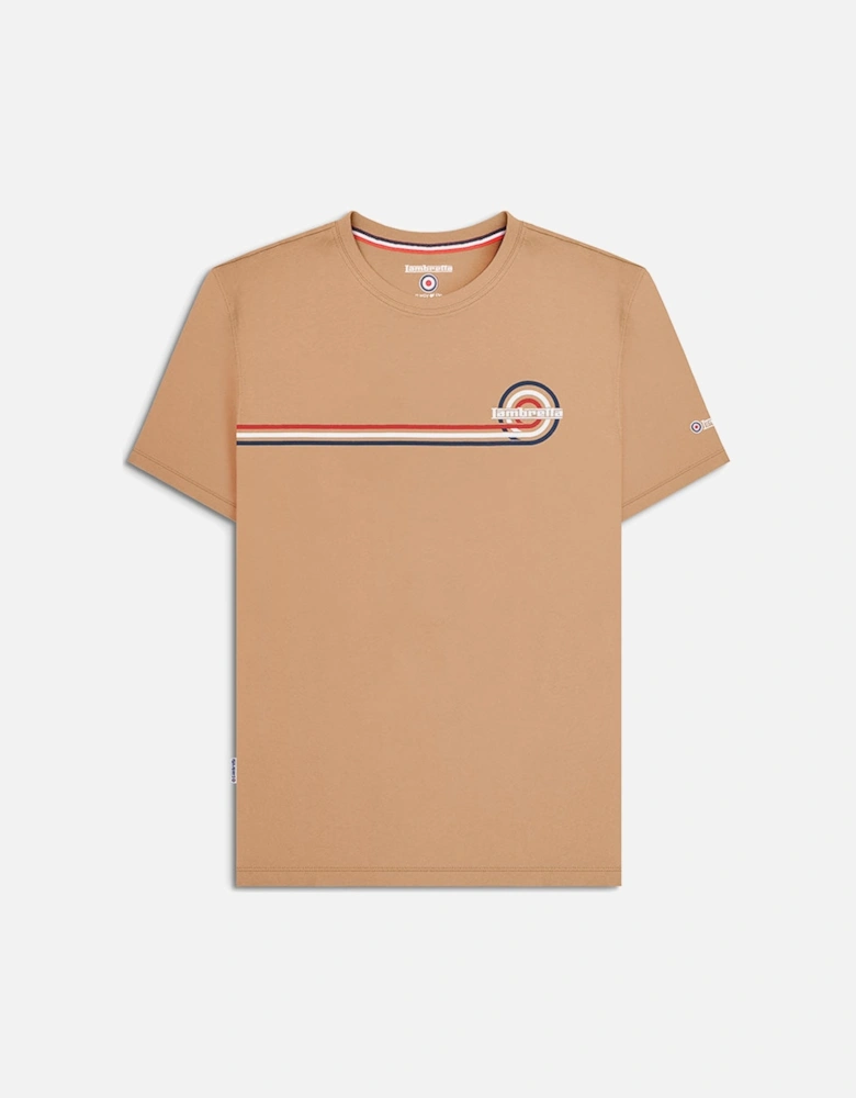 Mens Geo Target Graphic Print T-Shirt