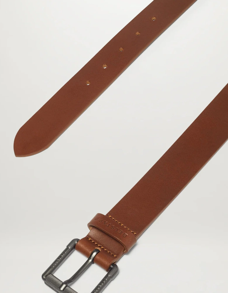 Roller Buckle Belt Light Brown
