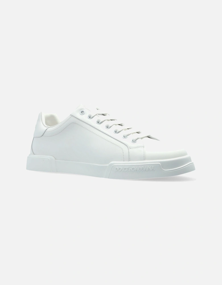 Leather Portofino Sneakers White