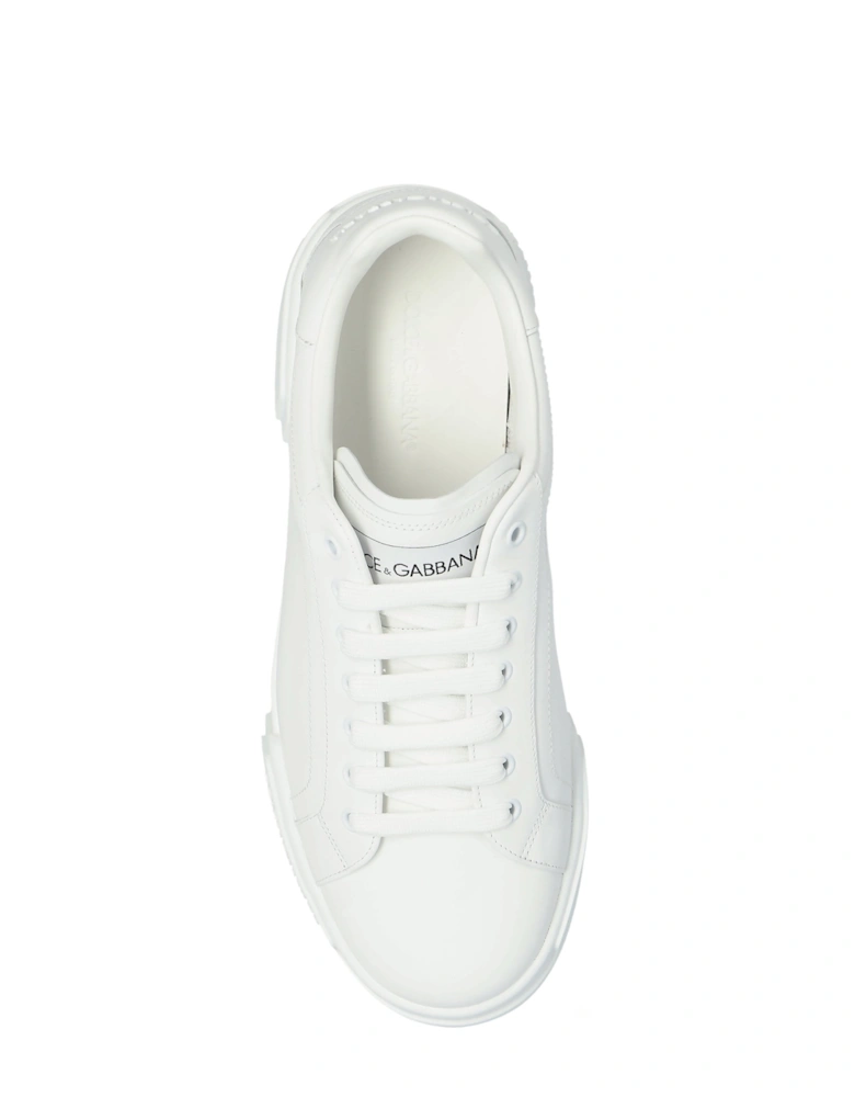 Leather Portofino Sneakers White