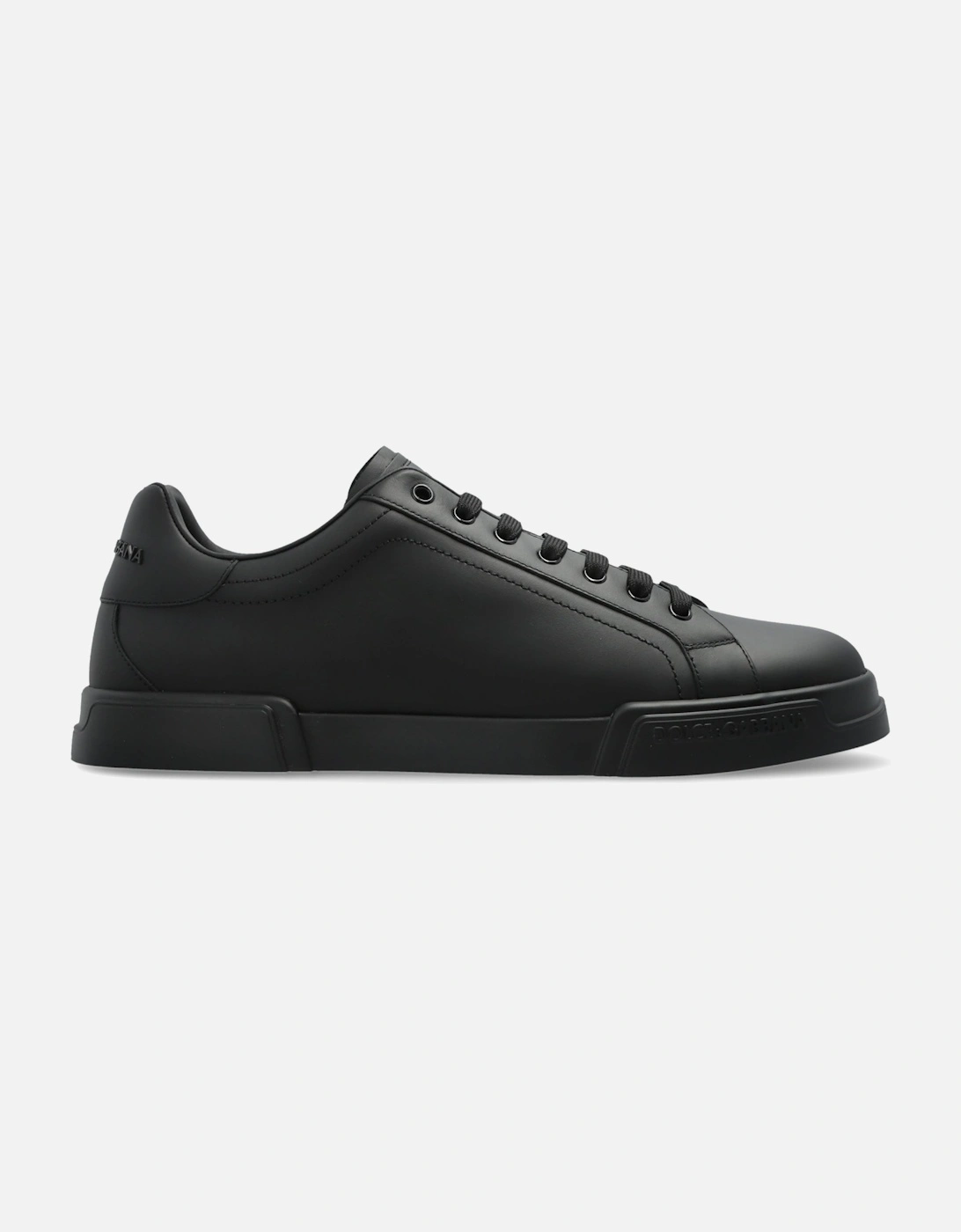 Leather Portofino Sneakers Black, 7 of 6