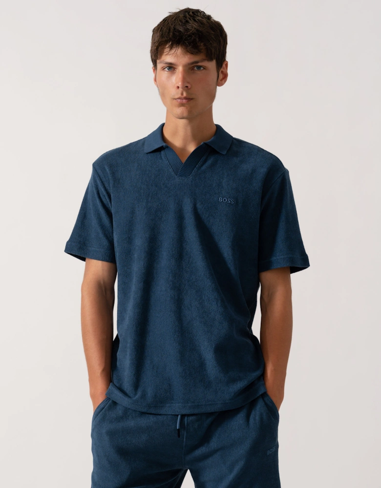 BOSS Orange Doubletowel Mens Polo Shirt