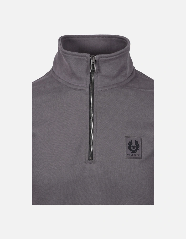 Half Zip Sweatshirt Tornado Grey