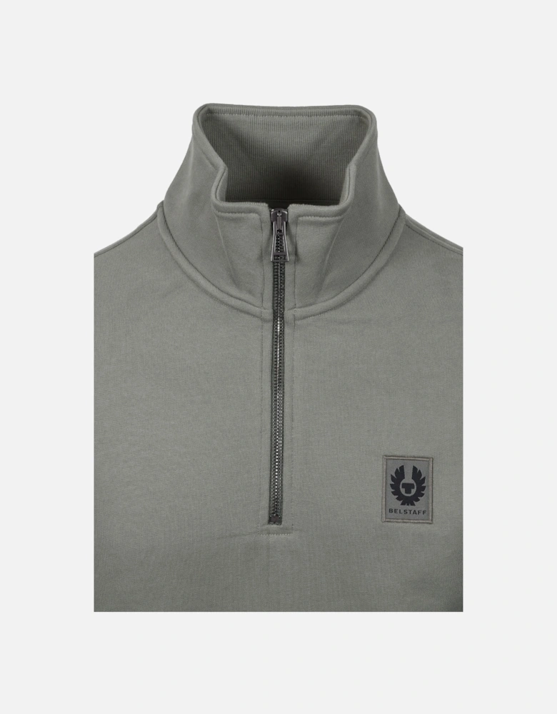 Half Zip Sweatshirt Sage Green
