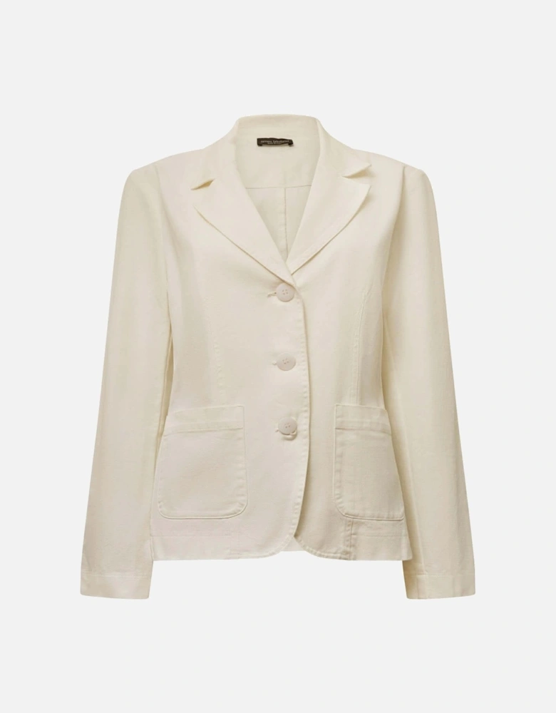 White Denim Blazer - VIP