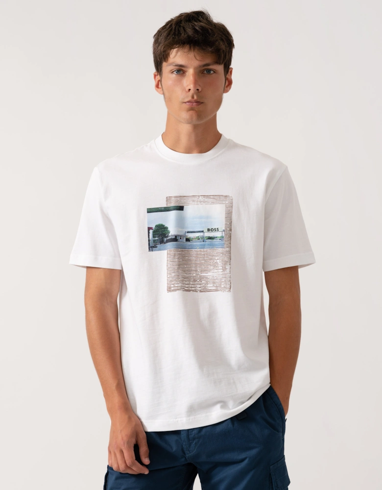 BOSS Orange Ontheway Mens Graphic Print T-Shirt