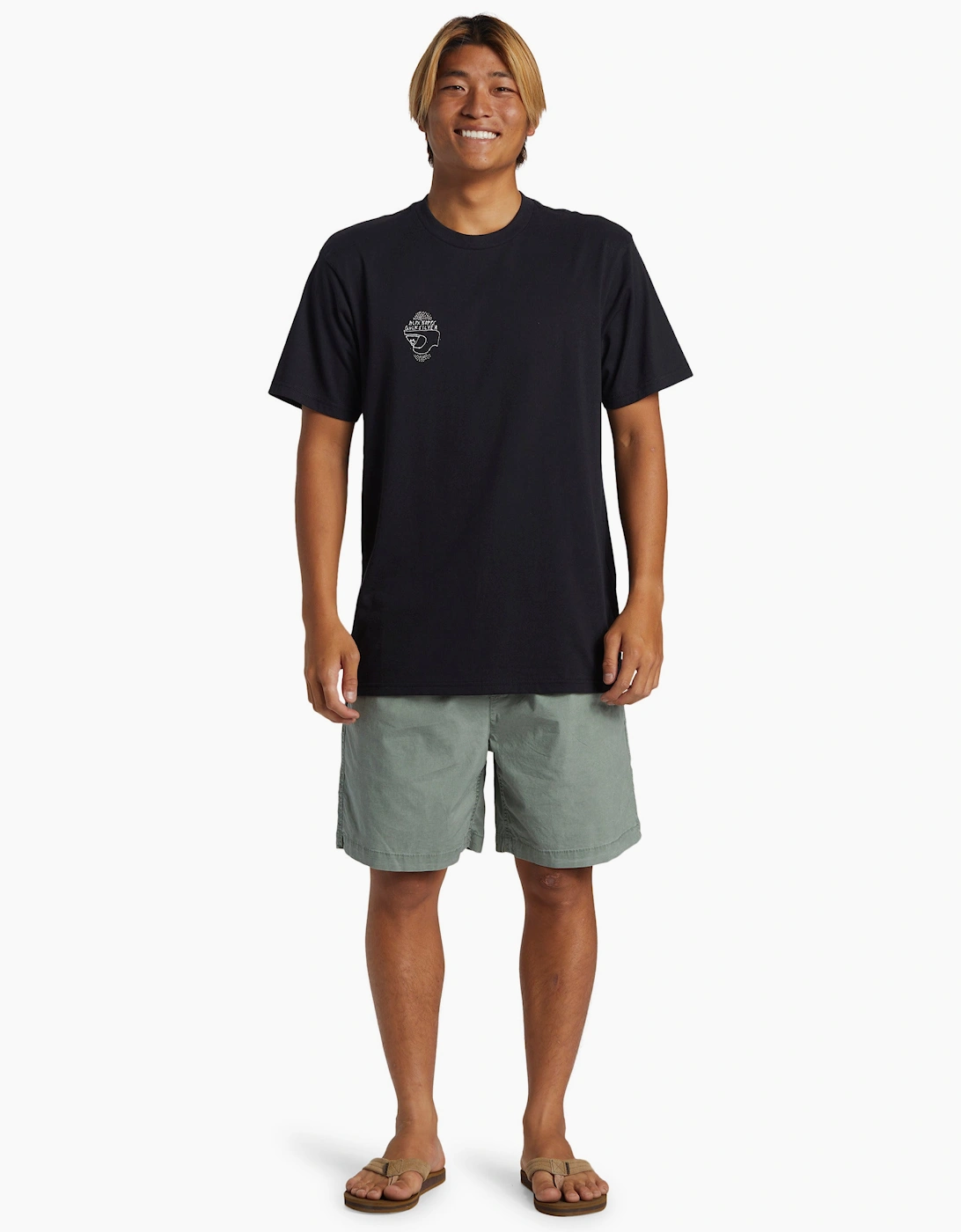 Quiksilver Men's Quiksilver Mens Alex Kopps Can Graphic Print Short Sleeve T-Shirt - Black