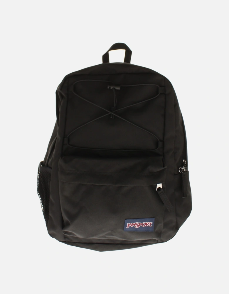 Laptop Backpack Waterbottle Pocket Flex Pack Zip black