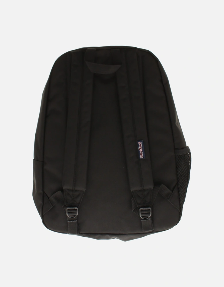 Laptop Backpack Waterbottle Pocket Flex Pack Zip black