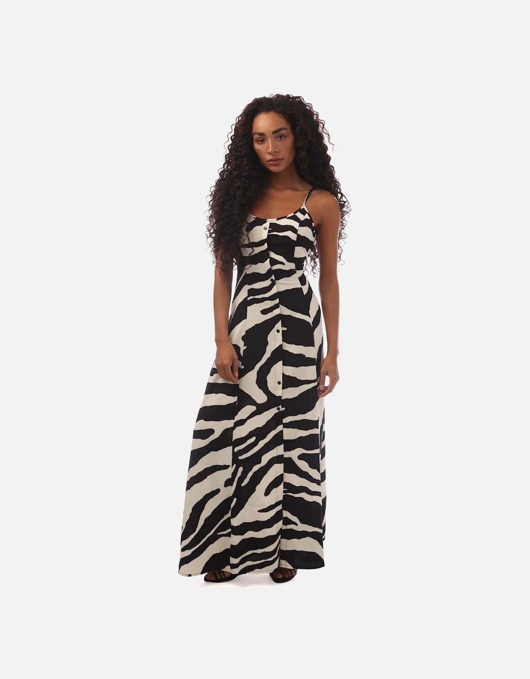 Nova Gigi Zebra Print Maxi Dress, 6 of 5