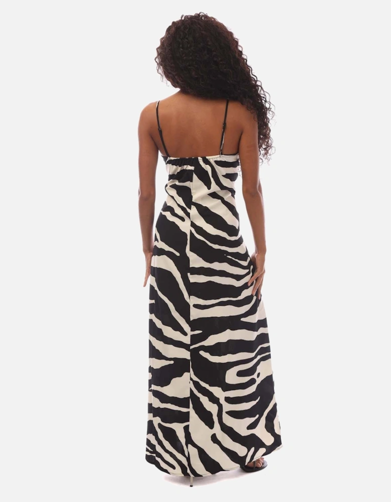 Nova Gigi Zebra Print Maxi Dress