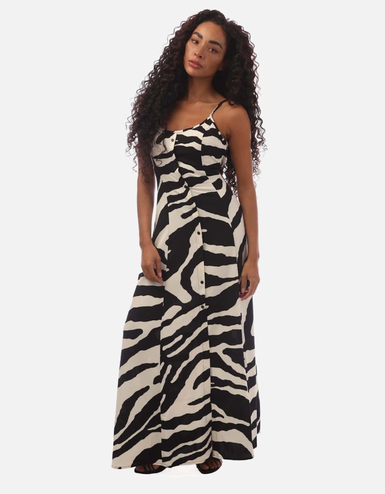 Nova Gigi Zebra Print Maxi Dress