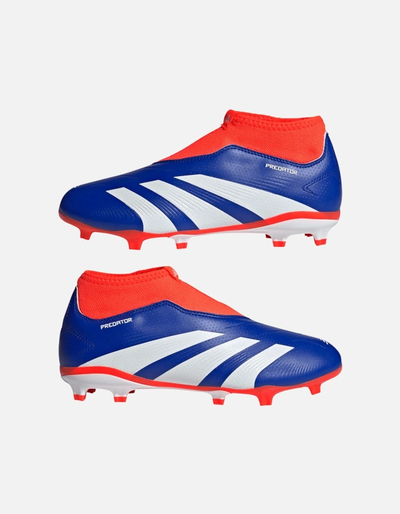 Juniors Predator League Laceless FG Football Boots