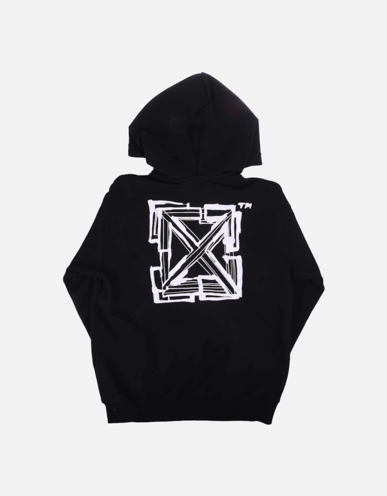 Juniors Script Zip Hoodie