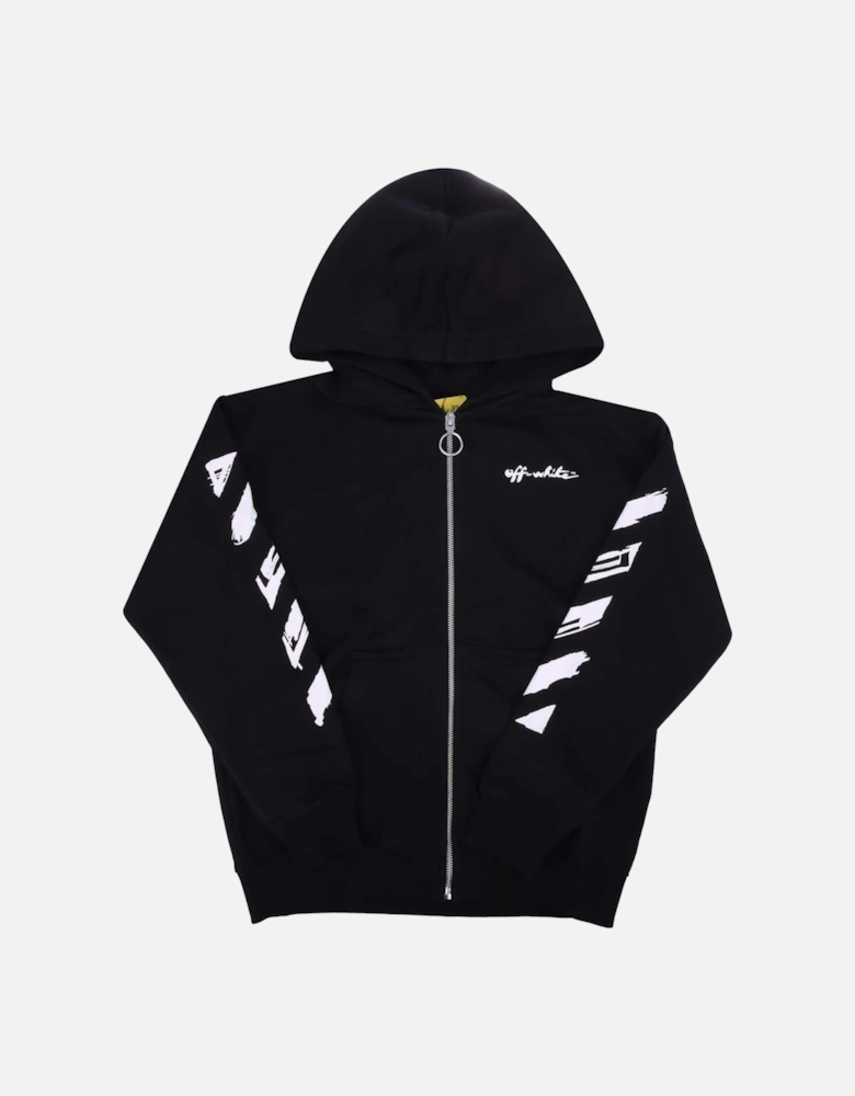 Juniors Script Zip Hoodie
