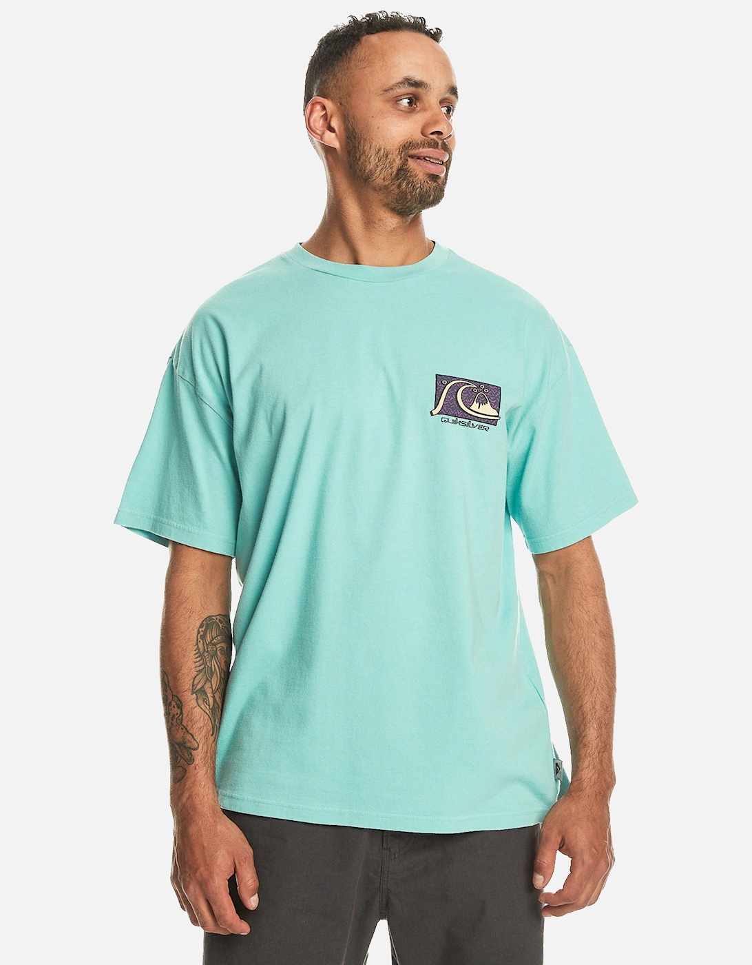 Mens Take Us Back Short Sleeve Oversized T-Shirt, 2 of 1