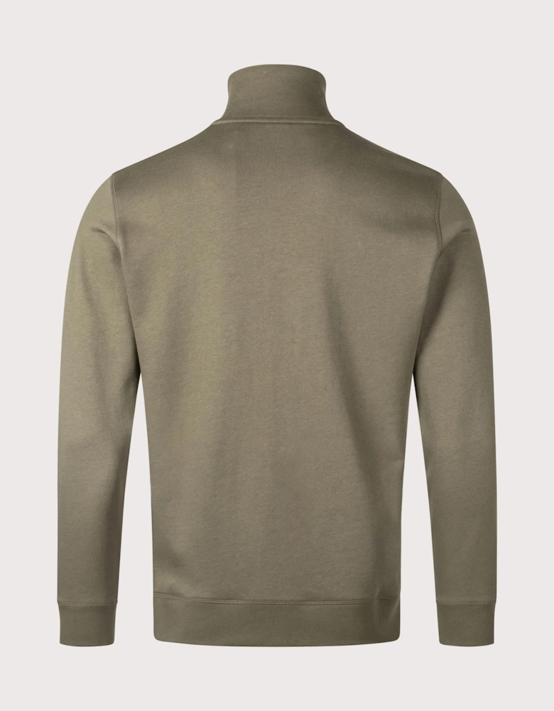 Relaxed Fit Zestart Zip Through Sweatshirt