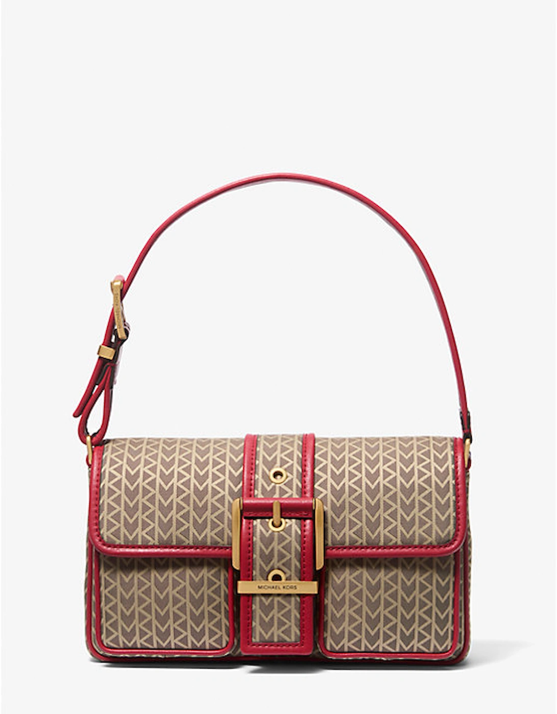 Colby Medium MK2000 Logo Jacquard Shoulder Bag, 2 of 1