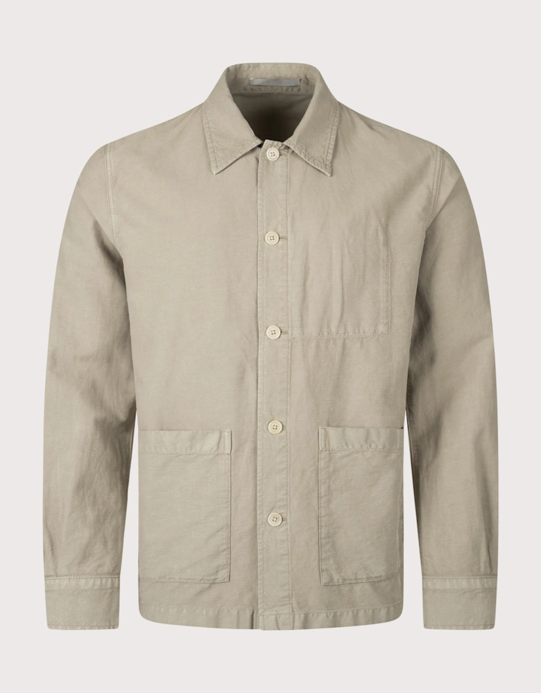 Julian Cotton Linen Overshirt