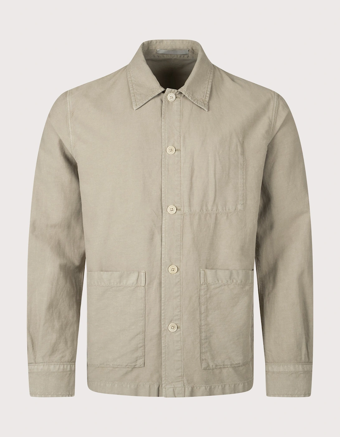 Julian Cotton Linen Overshirt, 4 of 3