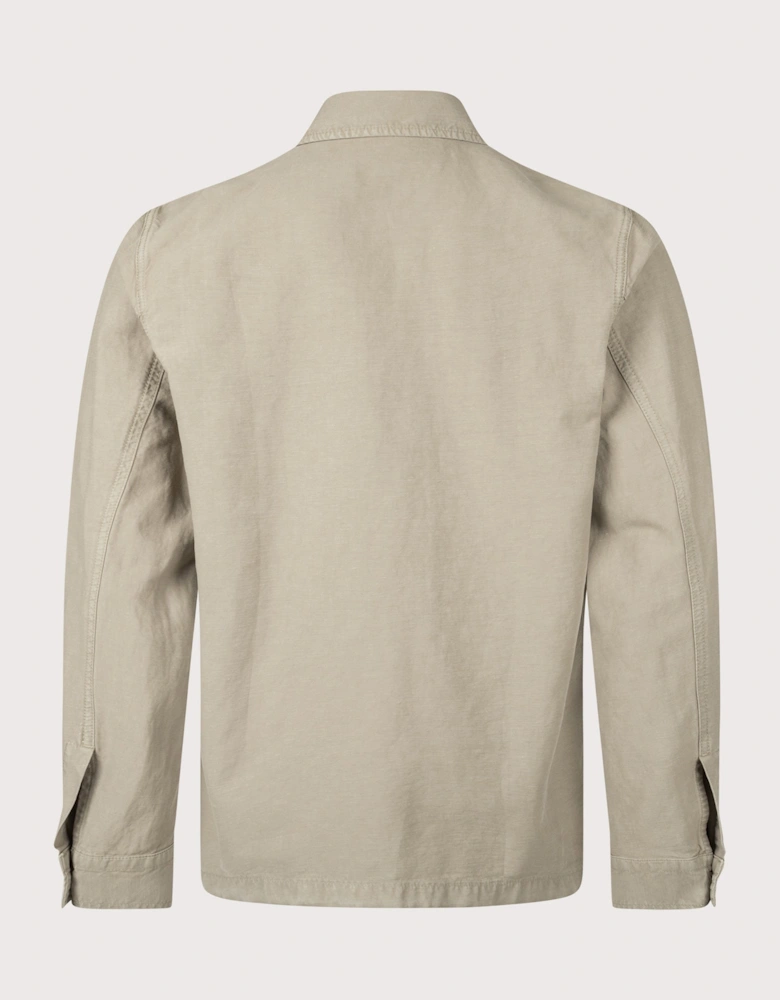 Julian Cotton Linen Overshirt