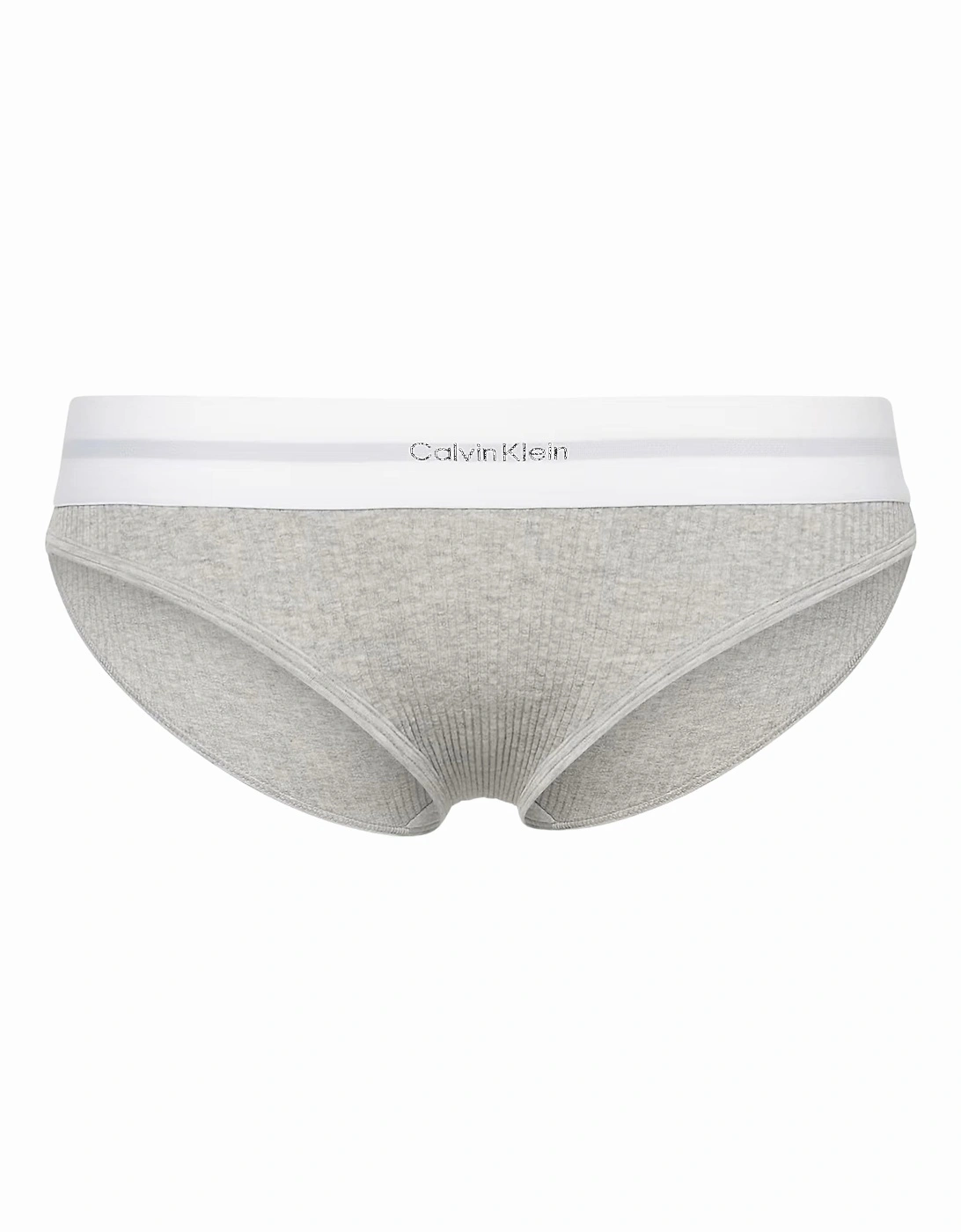 Modal Rib Bikini Brief, Grey Heather, 8 of 7