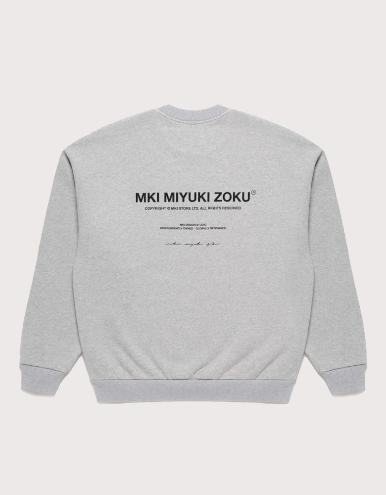 Oversized Fit Design Studio Crewneck Sweatshirt
