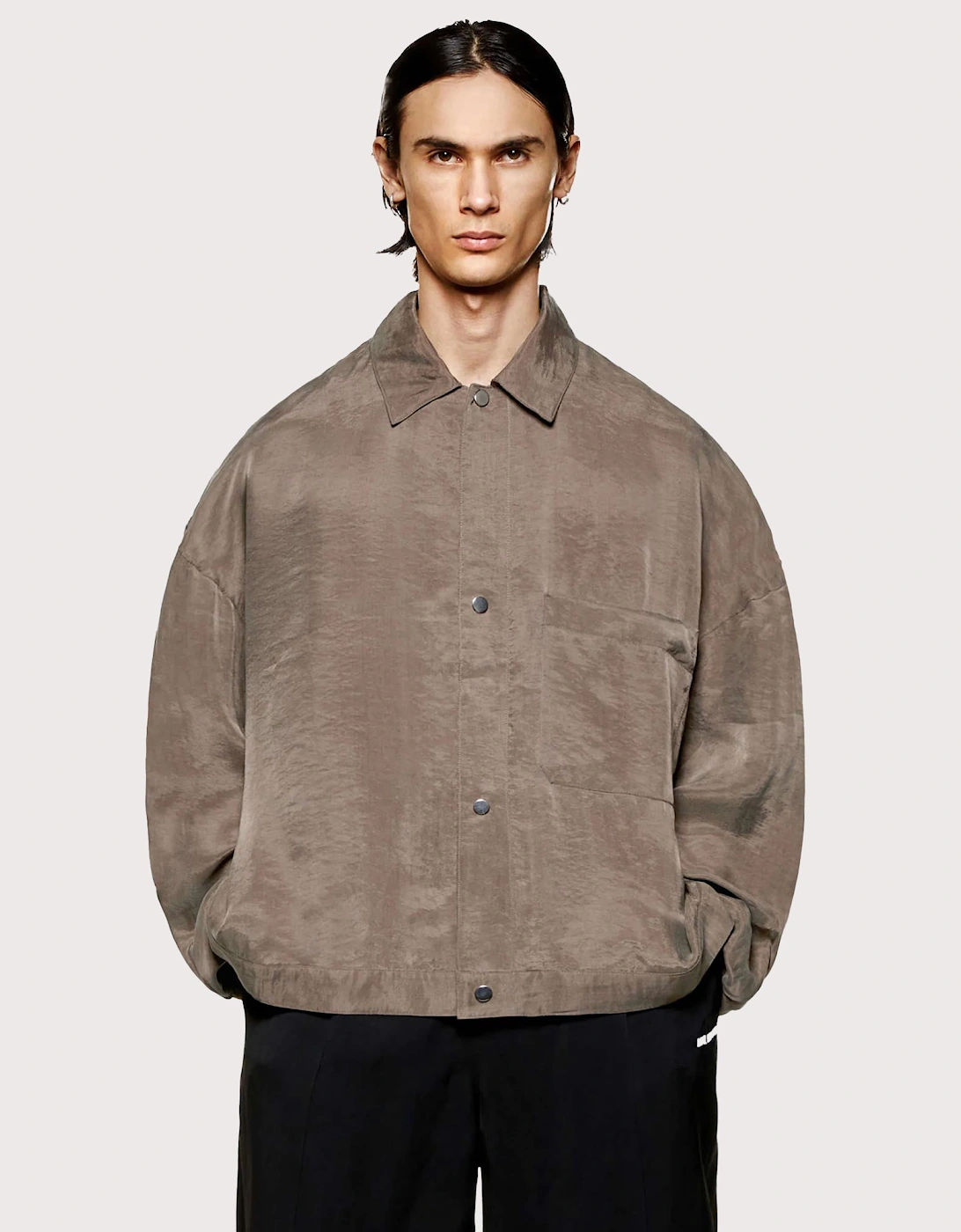 Sandwash Cupro Trucker Jacket, 5 of 4