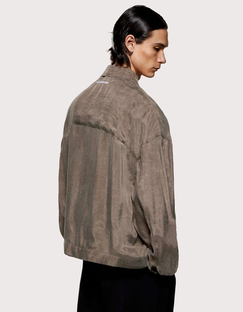 Sandwash Cupro Trucker Jacket
