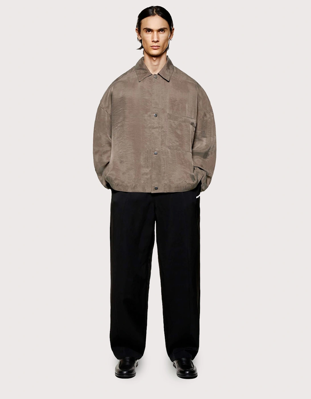 Sandwash Cupro Trucker Jacket