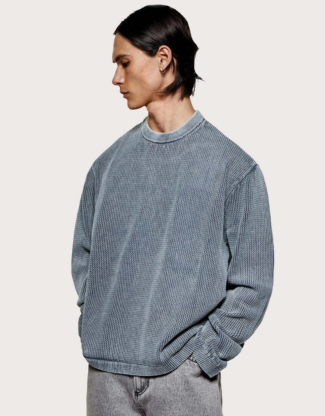 Pigment Dyed Loose Gauge Long Sleeve T-Shirt, 6 of 5
